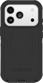 Otterbox Defender Pro iPhone 17 Pro Back Cover met MagSafe Magneet Zwart Back cover met valbescherming