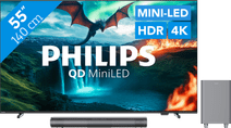 Coolblue Philips Ambilight 55'' MLED810 4K (2025) + Philips TAB6100 aanbieding