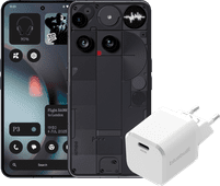 Nothing Phone (3) 256GB Zwart 5G + BlueBuilt Oplader met Usb C Poort 45W Wit Nothing Phone kopen?