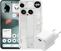 Nothing Phone (3) 256GB Wit 5G + BlueBuilt Oplader met Usb C Poort 45W Wit Nothing Phone kopen?
