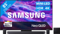 Samsung 85" Neo QLED QN80F 4K (2025) + Samsung HW-Q990F Zwart Grote Samsung tv