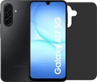 Coolblue Samsung Galaxy A17 128GB Zwart 5G + BlueBuilt Back Cover Zwart aanbieding