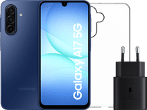 Coolblue Samsung Galaxy A17 128GB Blauw 5G + Accessoirepakket aanbieding