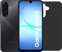 Samsung Galaxy A17 128GB Zwart 4G + BlueBuilt Back Cover Zwart Samsung A serie aanbieding