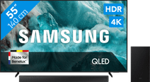 Samsung 55 inches QLED 4K Q7F4 (2025) + Samsung HW-B66CF Black 4K HDR TV