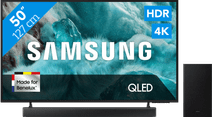 Coolblue Samsung 50" QLED 4K Q7F4 (2025) + Samsung HW-B66CF Zwart aanbieding