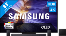 Coolblue Samsung 83" OLED S90F (2025) + Samsung HW-Q930F Zwart aanbieding