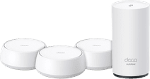 TP-Link Deco BE25 3-Pack + Deco BE25 Outdoor Mesh WiFi system for a townhouse