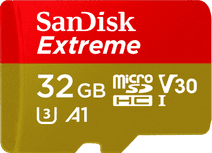 SanDisk MicroSDHC Extreme 32GB 60MB/s Geheugenkaart