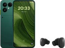 Fairphone 6 256GB Groen 5G + Fairphone Fairbuds True Wireless Earbuds Zwart Smartphone met het beste scherm