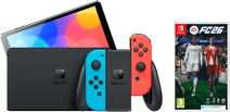 Nintendo Switch OLED Blauw/Rood + EA Sports FC 26 Nintendo Switch OLED