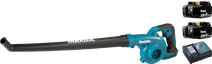 Makita DUB186ZX1 5,0 Ah Accu (2x) Starterspakket Koffermodel bladblazer