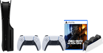 PS5 Slim Disc Edition + Black Ops 7 + Covers Black + Extra Controller White + Charging Dock The assortment in our store in Arnhem