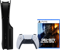 PlayStation 5 Slim Disc Edition + Call of Duty: Black Ops 7 + Covers Black PlayStation 5 Pro or Slim