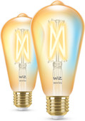 WiZ Edison Filament lamp 2-pack - Warm tot Koelwit Licht - E27 Smart lamp met WiFi