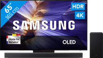 Samsung 65 inches QD-OLED S90F 4K (2025) + Samsung HW-B750F (2025) Samsung TV with Apple TV and AirPlay 2