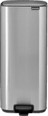 Brabantia Bo Pedal Bin 30 Liter Matt Steel Fingerprint Proof RVS prullenbak