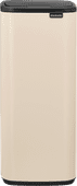 Brabantia Bo Touch Bin 30 Liter Soft Beige RVS prullenbak