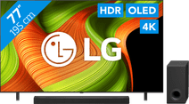 LG 77 inches OLED B56 4K (2025) + LG DS80TR large TV