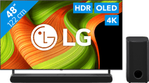 Coolblue LG 48" OLED B56 4K (2025) + LG DS77TY aanbieding