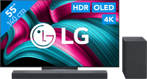 Coolblue LG 55" OLED EVO C54 4K (2025) + LG DSC9S aanbieding