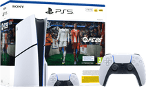 PlayStation 5 Slim Disc Edition + FC 26 + Extra Controller Wit PlayStation 5 Pro of Slim