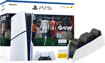 PlayStation 5 Slim Disc Edition + FC 26 + Oplaadstation PlayStation 5 Pro of Slim