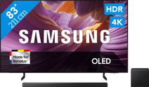 Coolblue Samsung 83" OLED S85F 4K (2025) + Samsung HW-QS700F (2025) aanbieding