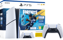PlayStation 5 Slim Disc Edition Fortnite bundel + Extra Controller Wit PlayStation 5 Pro of Slim