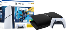 PlayStation 5 Slim Disc Edition Fortnite bundel + Covers Zwart + Extra Controller Wit PlayStation 5 Pro of Slim