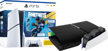 PlayStation 5 Slim Disc Edition Fortnite Bundle + Covers Black + Charging Dock PlayStation 5 Pro or Slim