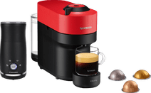 Krups Nespresso Vertuo Pop XN9205 Spicy Red + Pierre Melkopschuimer Nespresso Vertuo