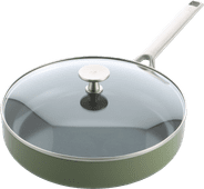 BK Sublime High-sided Skillet 28cm Olive Green BK high-sided skillet
