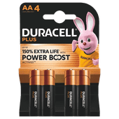 Duracell Alkaline Plus AA batteries 4 units Mini system accessories