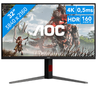 AOC U32G4U 4k monitor voor foto-/videobewerking
