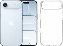 Apple iPhone Air 256GB Blauw + BlueBuilt Protective Back Cover Transparant Coolblue aanbieding