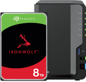 Synology DS225+ + Seagate IronWolf 8TB NAS bundle