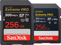 SanDisk SDXC Extreme Pro 256GB 140MB/s Duo Pack Geheugenkaart