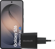 Samsung Galaxy S26 256GB Black 5G + BlueBuilt Charger 45W Black Samsung Galaxy S26