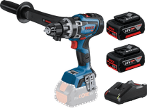 Bosch Professional GSB 18V-150 C BITURBO 5,0 Ah GBA Accu (2x) Starterspakket Bosch Blauw boormachine