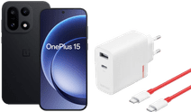 OnePlus 15 256GB Zwart 5G + OnePlus SuperVOOC Oplader 120W + Usb C kabel Telefoon met de beste camera