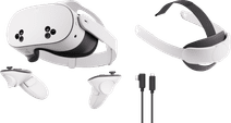 Meta Quest 3S 256GB + BlueBuilt PC Link Cable + Elite Strap VR bril