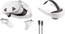 Meta Quest 3S 256GB + BlueBuilt PC Link Cable + Elite Strap met batterij VR bril