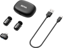 Boya Mini 2 Zwart voor Usb C Omnidirectionele cameramicrofoon