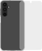 BlueBuilt Back Cover Samsung Galaxy A16 4G/5G Transparant + Screenprotector Glas Duurzaam telefoonhoesje