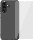 BlueBuilt Samsung Galaxy A17 Back Cover Transparent + BlueBuilt Screen Protector Glass BlueBuilt case for Samsung