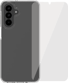 BlueBuilt Protective Back Cover Samsung Galaxy A26 Transparant + Screenprotector Glas BlueBuilt telefoonhoesje