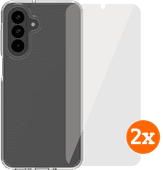 BlueBuilt Protective Back Cover Samsung Galaxy A26 Transparant + Screenprotector Duo Pack BlueBuilt telefoonhoesje