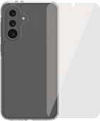 BlueBuilt Protective Back Cover Samsung Galaxy A36 Transparant + Screenprotector Glas BlueBuilt telefoonhoesje