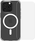 BlueBuilt Protective Back Cover met MagSafe iPhone 16 Pro + Screenprotector Glas Duurzaam telefoonhoesje